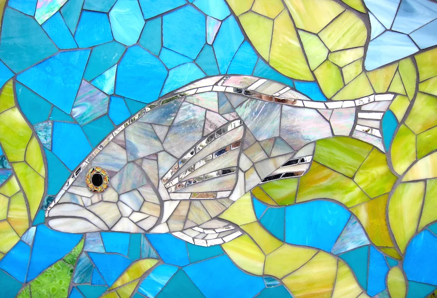 RACHEL RODI MOSAICS — Skechers Ocean Mural